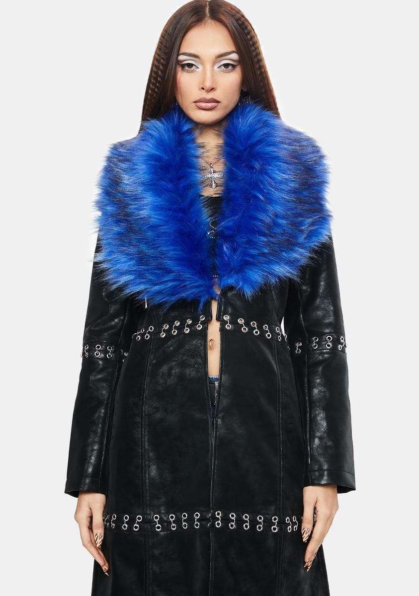 Jewel Of Jersey Faux Fur Jacket sold by Dolls Kill product image thumbnail 2