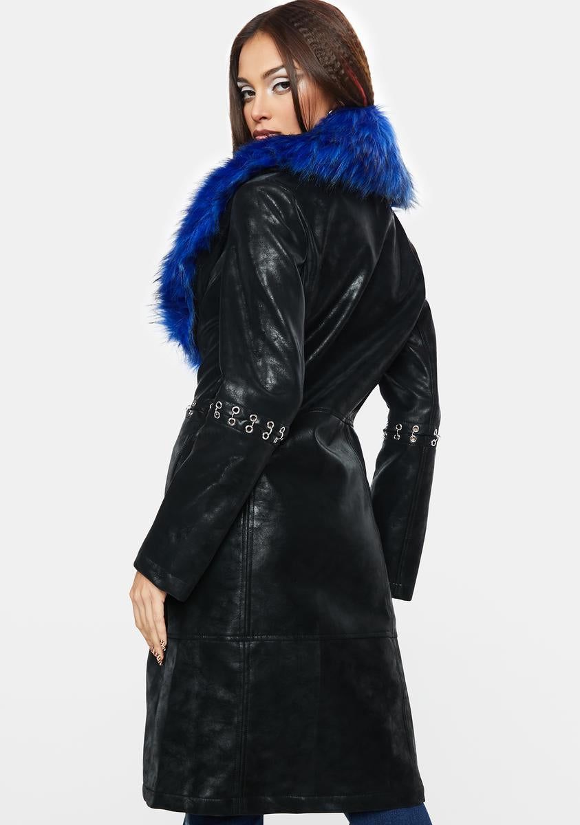 Jewel Of Jersey Faux Fur Jacket sold by Dolls Kill product image thumbnail 4