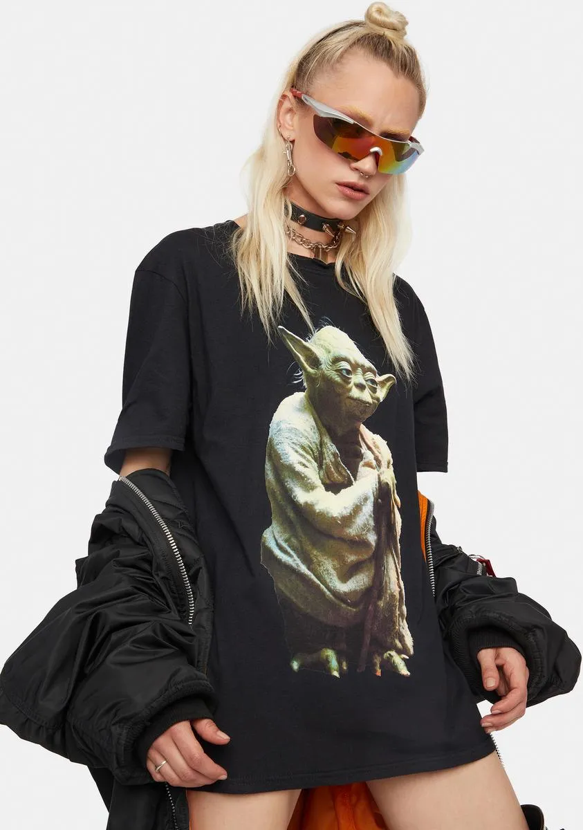 Yoda Graphic Tee sold by Dolls Kill product image thumbnail 2