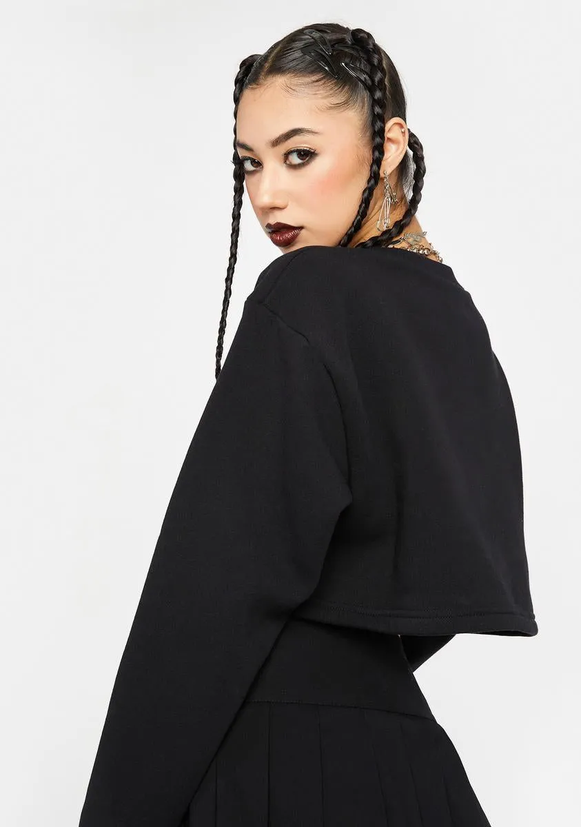 LH Tribal Rhinestone Cropped Sweatshirt sold by Dolls Kill product image thumbnail 4