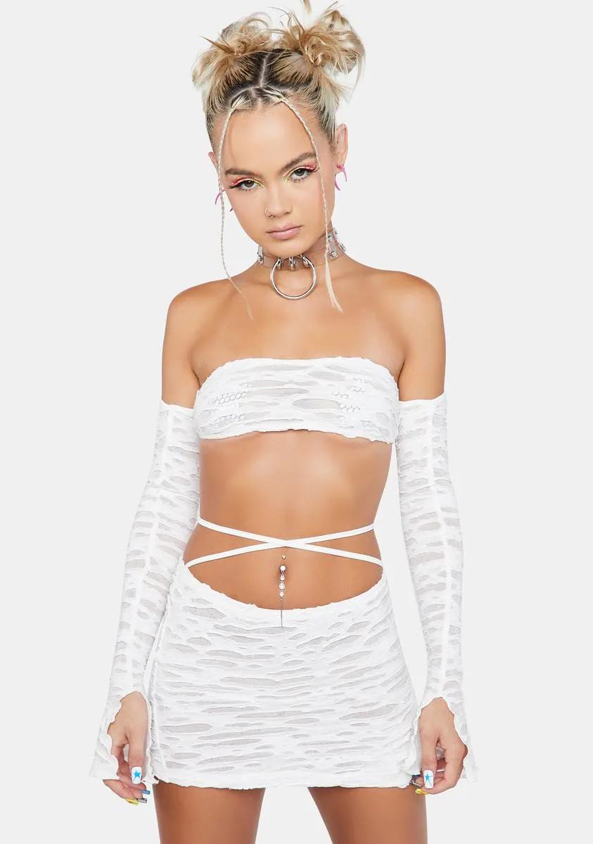 Chill Do You Wanna Skirt Set sold by Dolls Kill