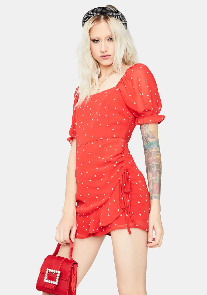Bye Bye Birdie Polka Dot Wrap Romper sold by Dolls Kill product image thumbnail 2