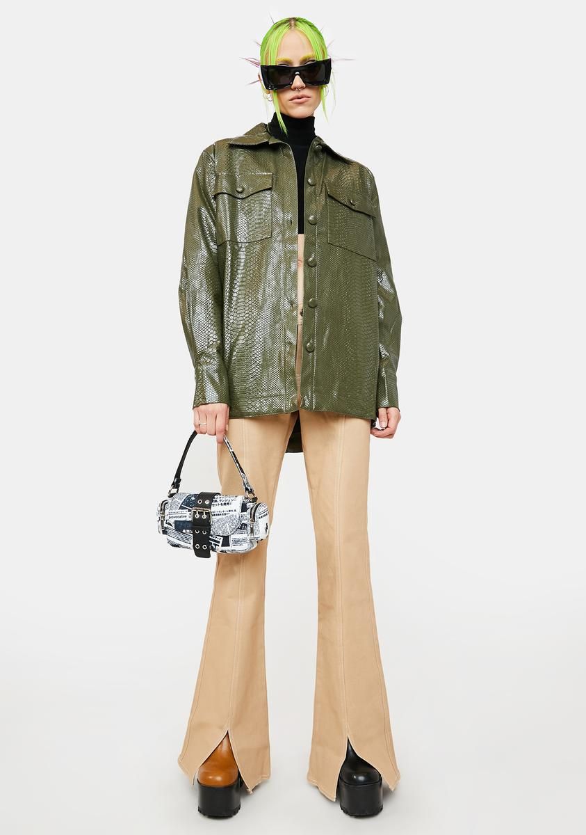 Devon Snake Print Jacket sold by Dolls Kill product image thumbnail 3