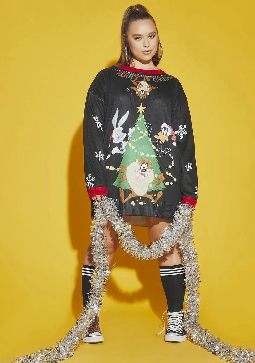 Plus Holiday Cheer Oversized Sweater sold by Dolls Kill product image thumbnail 3