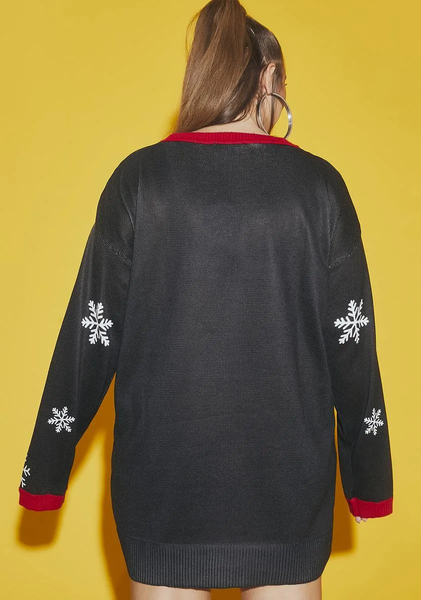 Plus Holiday Cheer Oversized Sweater sold by Dolls Kill product image thumbnail 4