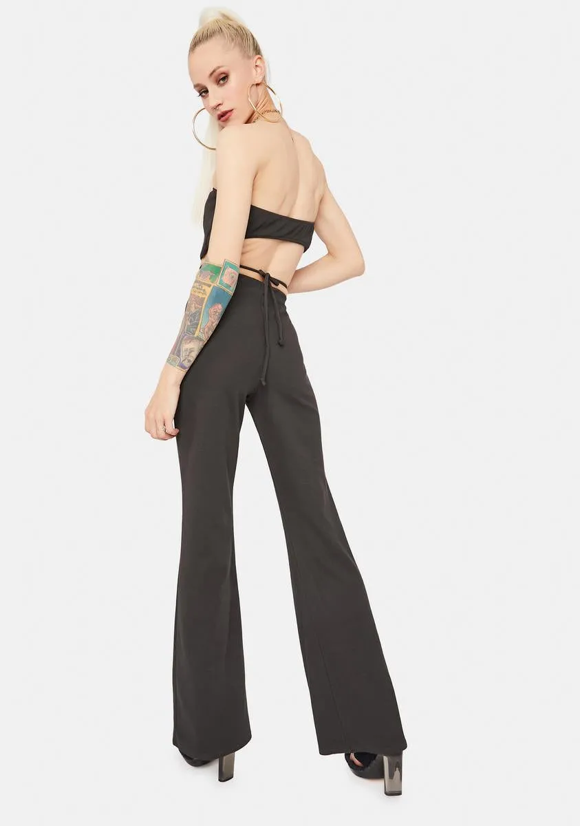 Hittin' Goals Crop Top & Flares Set sold by Dolls Kill product image thumbnail 4