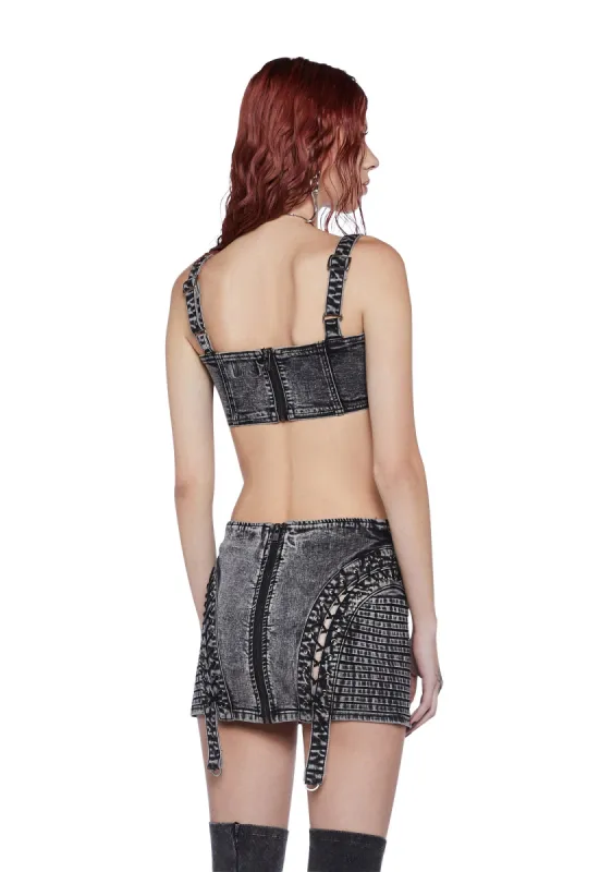 Hittin' Goals Crop Top & Flares Set sold by Dolls Kill