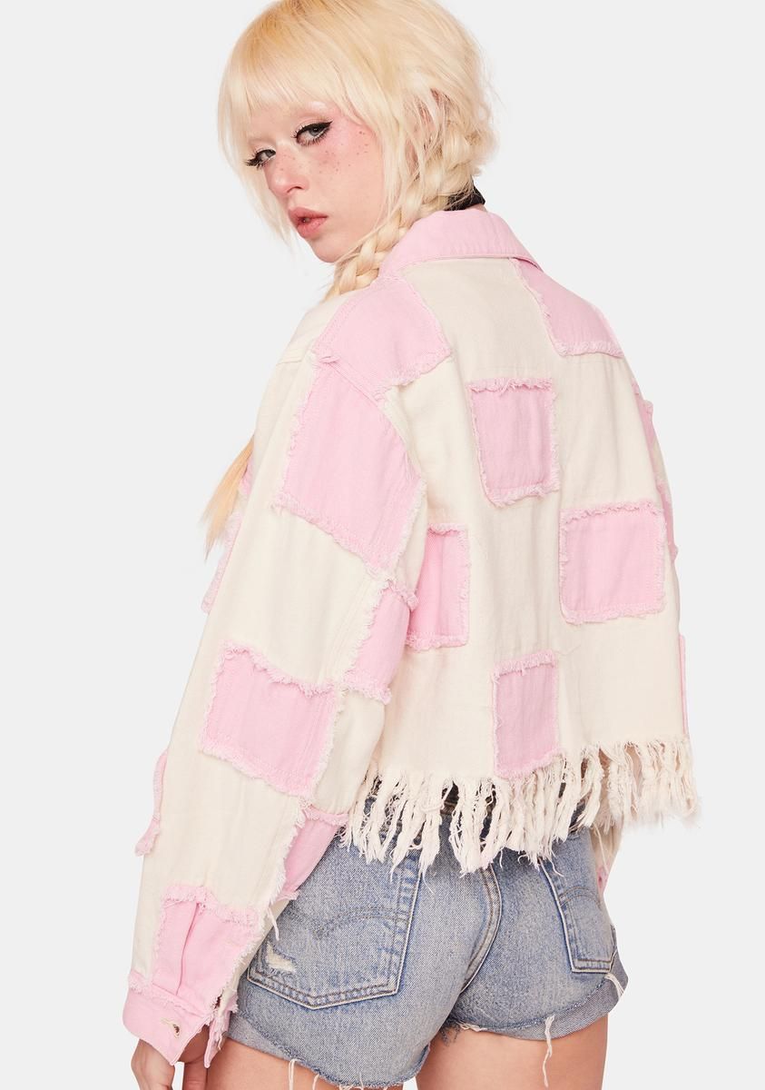 Strawberry Milk Denim Jacket sold by Dolls Kill product image thumbnail 4