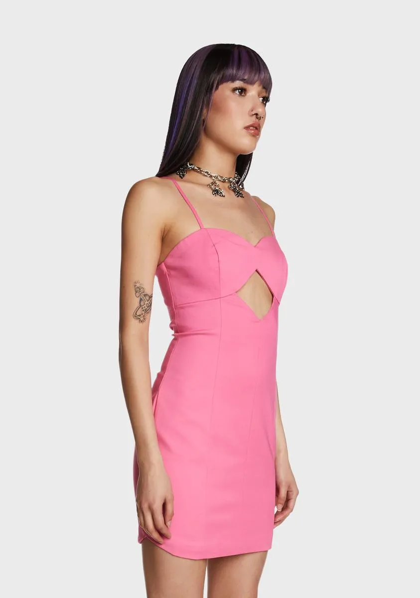 Unreal Romance Mini Dress - Pink sold by Dolls Kill product image thumbnail 3