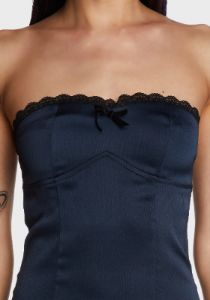 Moonlight Drive Mini Dress - Blue sold by Dolls Kill