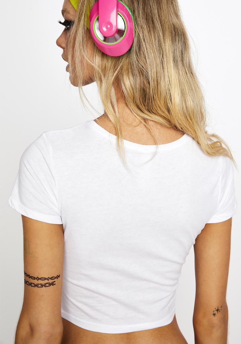 Glaze It Crop Tee sold by Dolls Kill product image thumbnail 4