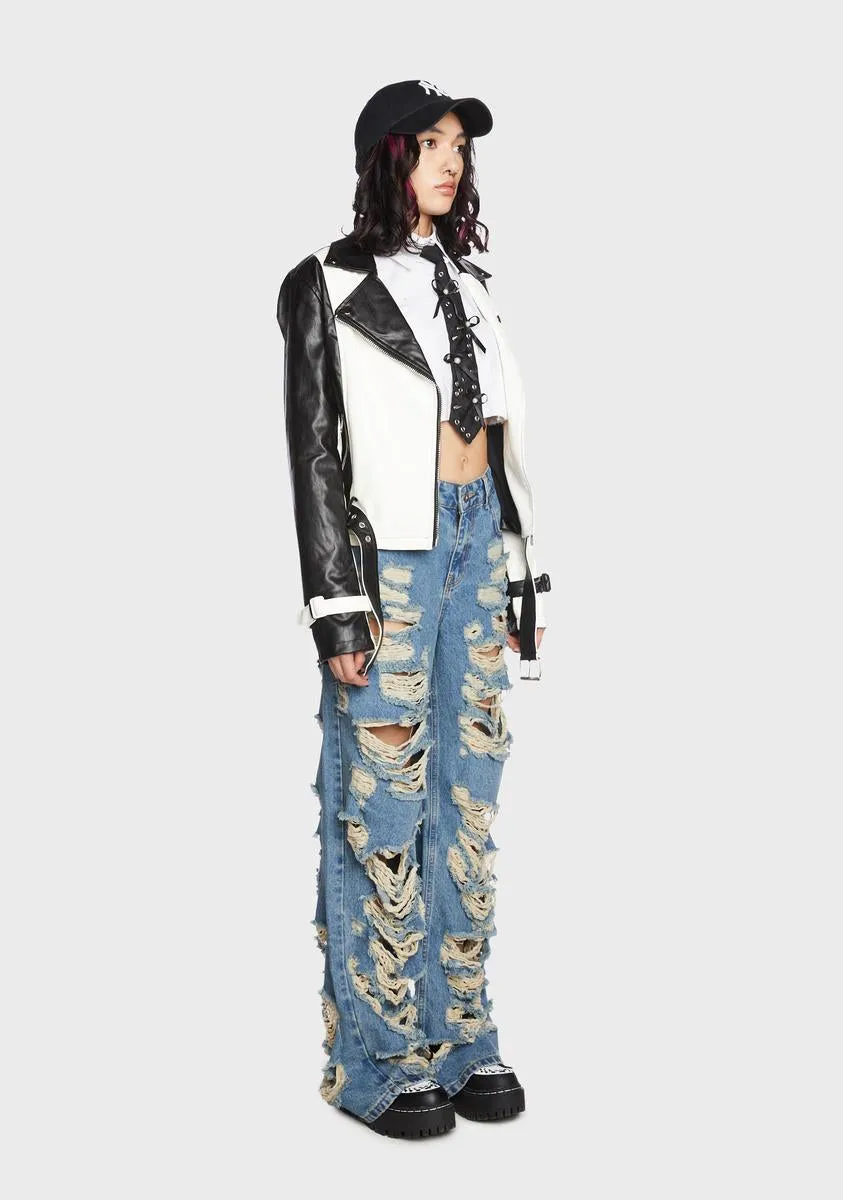 Onyx The Starting Line Moto Jacket sold by Dolls Kill product image thumbnail 2