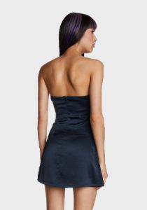 Moonlight Drive Mini Dress - Blue sold by Dolls Kill