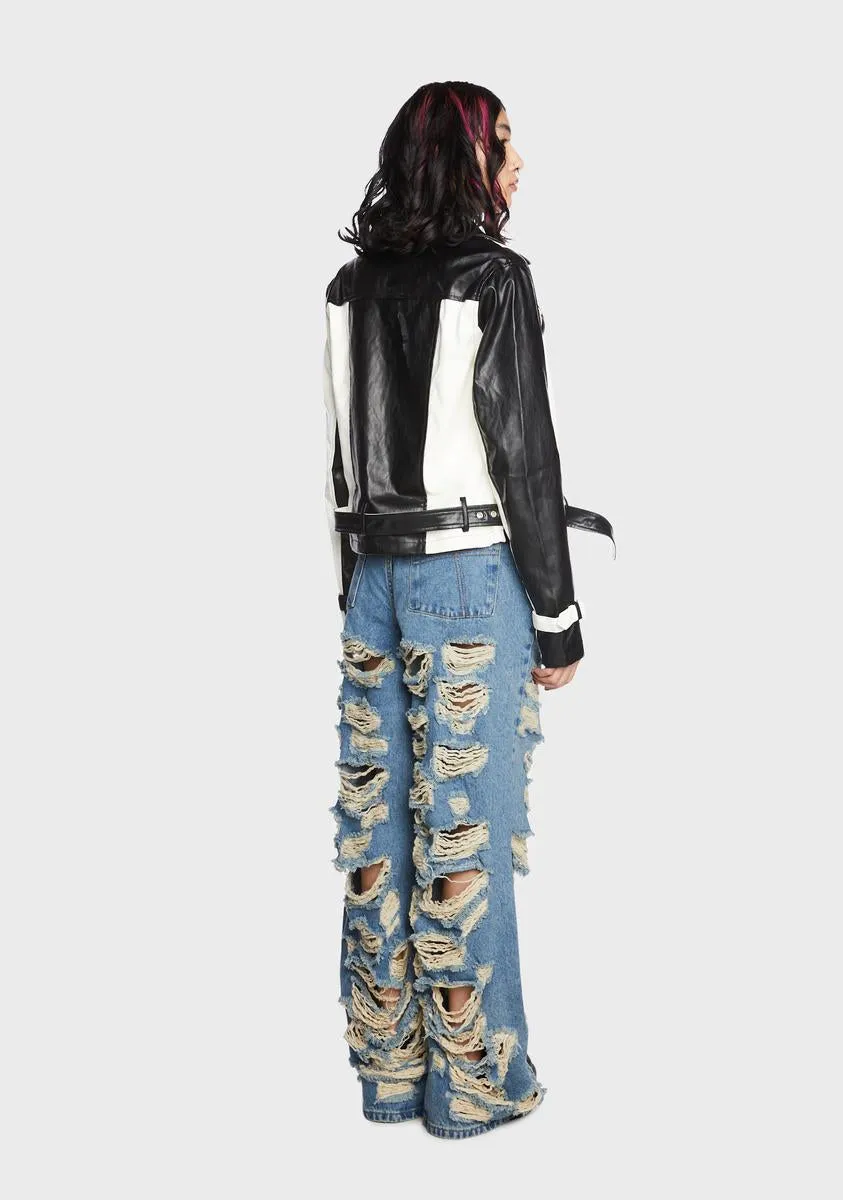 Onyx The Starting Line Moto Jacket sold by Dolls Kill product image thumbnail 3