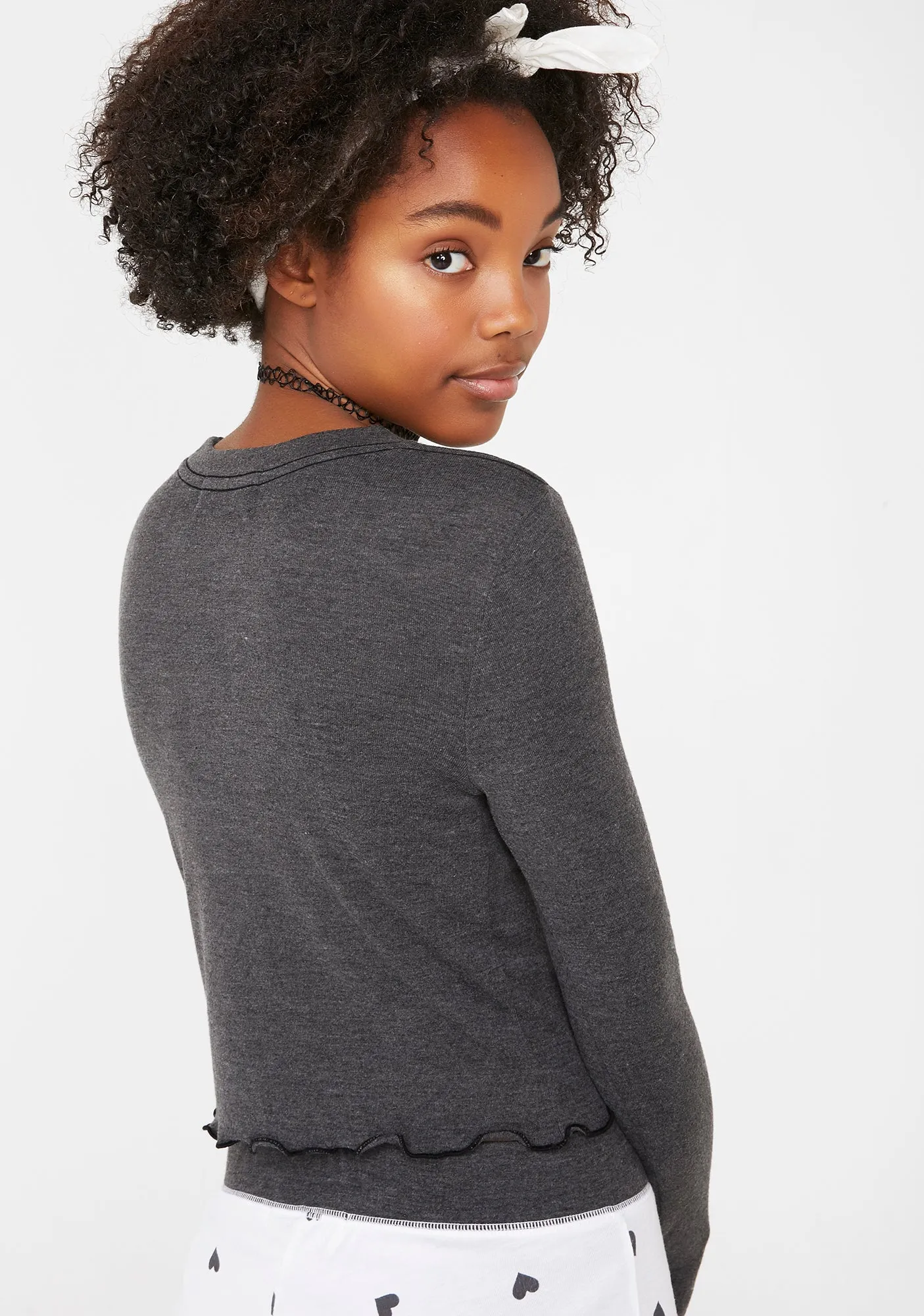 Te Amo Ren Long Sleeve Top sold by Dolls Kill product image thumbnail 4