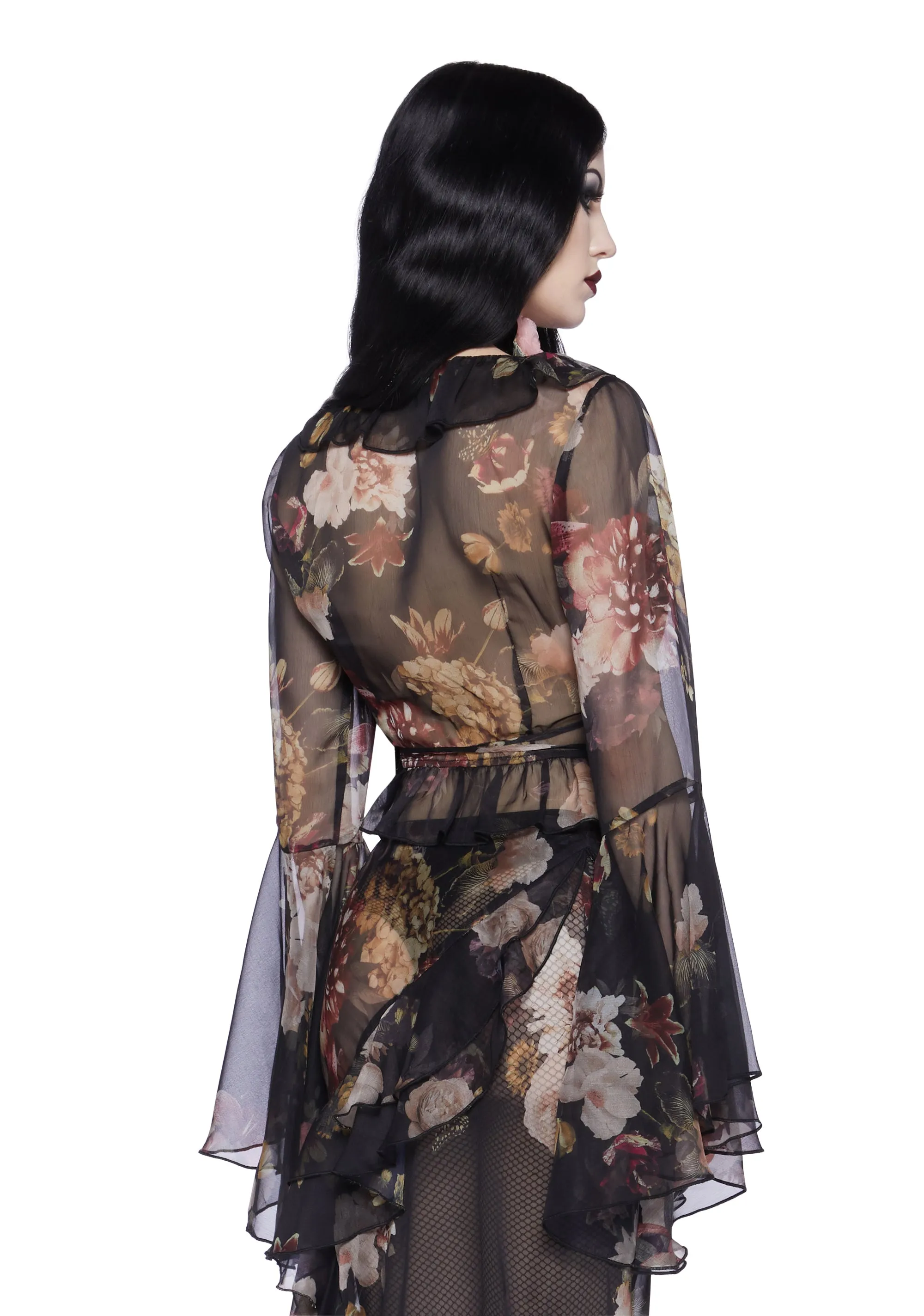 Still Missed Wrap Top sold by Dolls Kill product image thumbnail 4