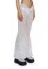 Starborn Sprite Sequin Flare Pants - White sold by Dolls Kill
