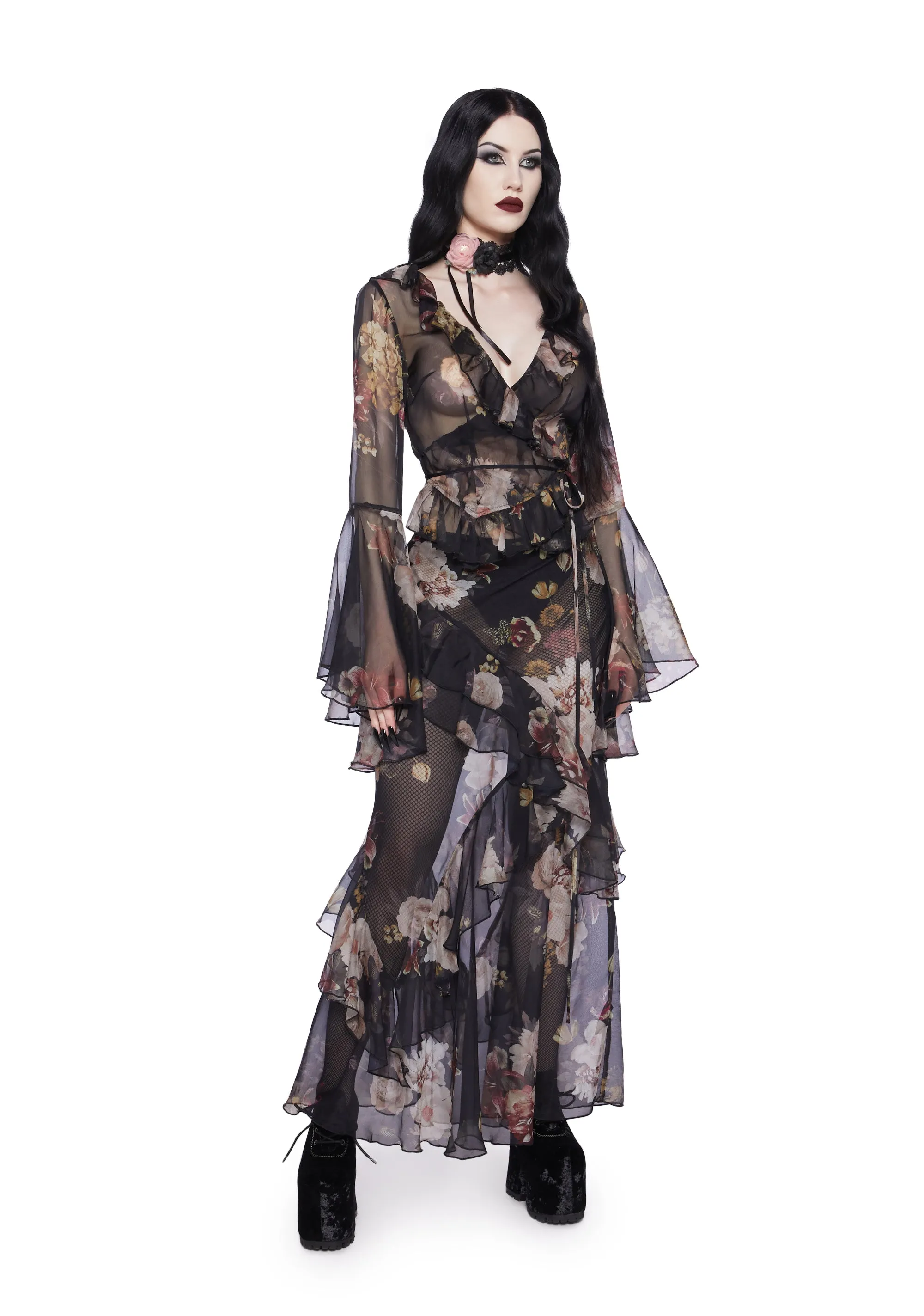 Still Missed Wrap Top sold by Dolls Kill product image thumbnail 2