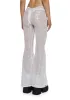 Starborn Sprite Sequin Flare Pants - White sold by Dolls Kill