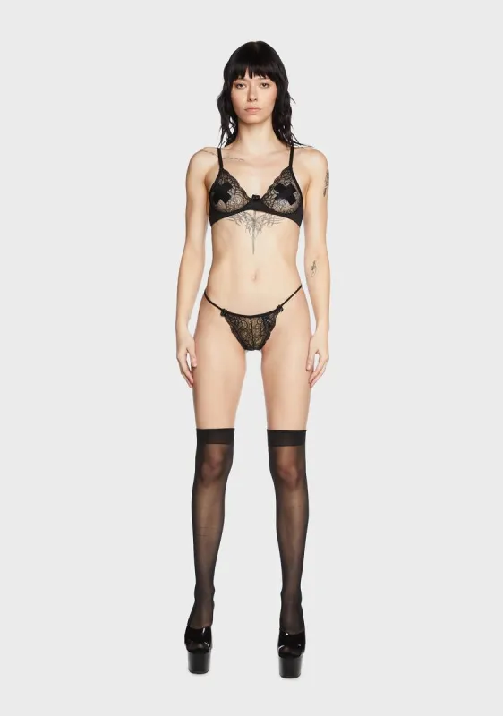 Dark Delicious Delight Lingerie Set sold by Dolls Kill