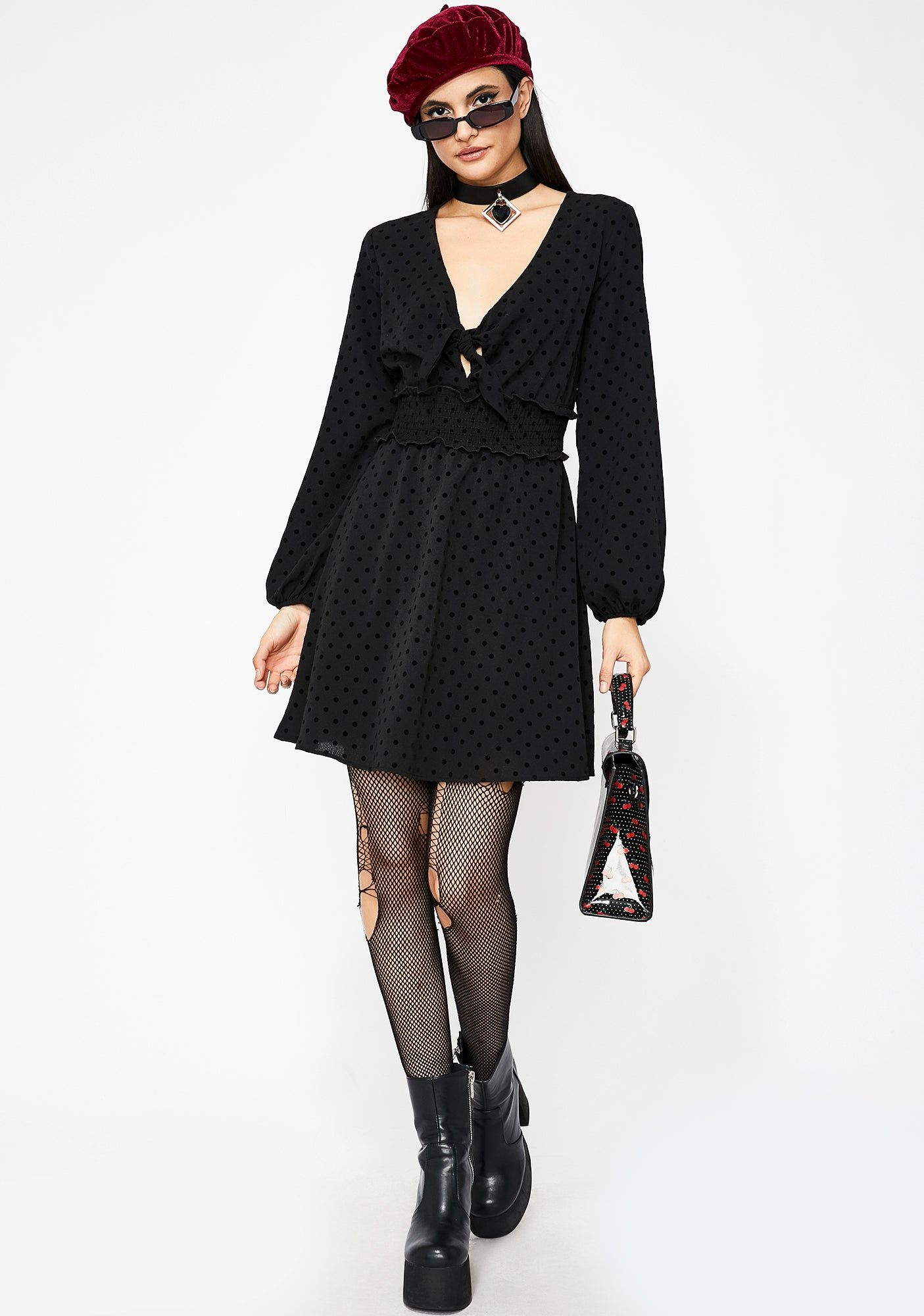 Pretty Posh Polka Dot Dress sold by Dolls Kill product image thumbnail 3