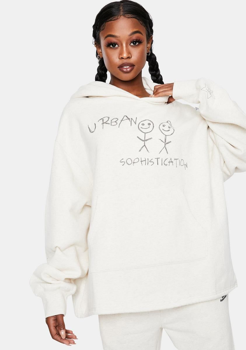 US Plus Fleece Hoodie sold by Dolls Kill