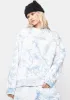 Peace & Petals Tie Dye Sweatshirt sold by Dolls Kill
