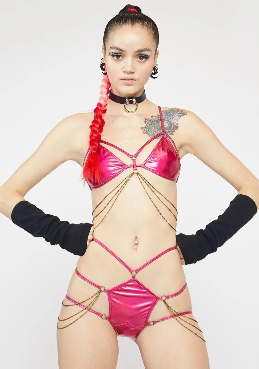 Sweet Digital Ecstasy Harness Panties sold by Dolls Kill product image thumbnail 2