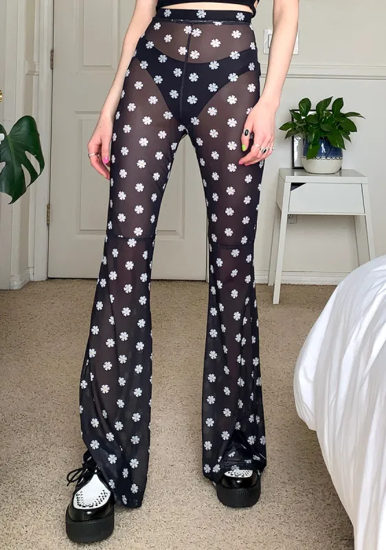 Blossom Babe Flare Pants sold by Dolls Kill