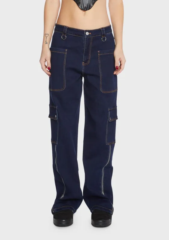 Edwards Cargo Jeans sold by Dolls Kill