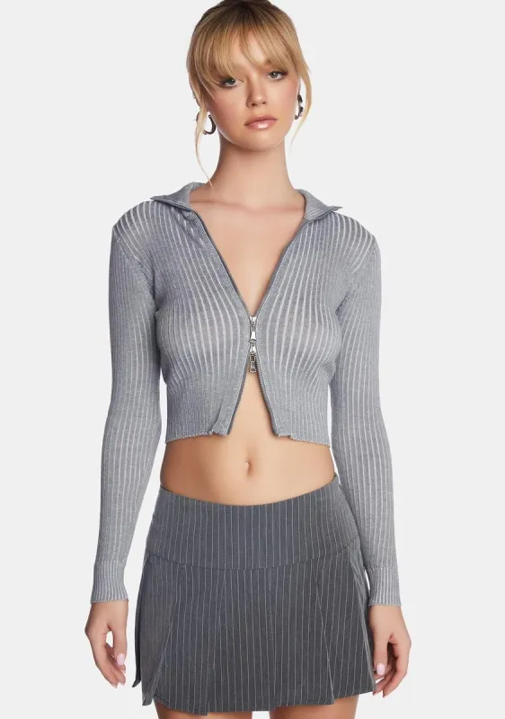 Tuzifa Cropped Sweater sold by Dolls Kill