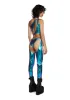 Indigo Prism Moonwalk Cut-Out Catsuit sold by Dolls Kill