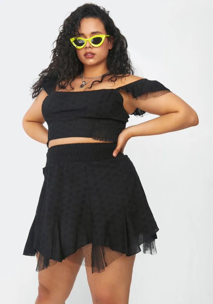 Plus Unwritten Story Eyelet Corset Tank sold by Dolls Kill product image thumbnail 2