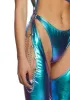 Indigo Prism Moonwalk Cut-Out Catsuit sold by Dolls Kill