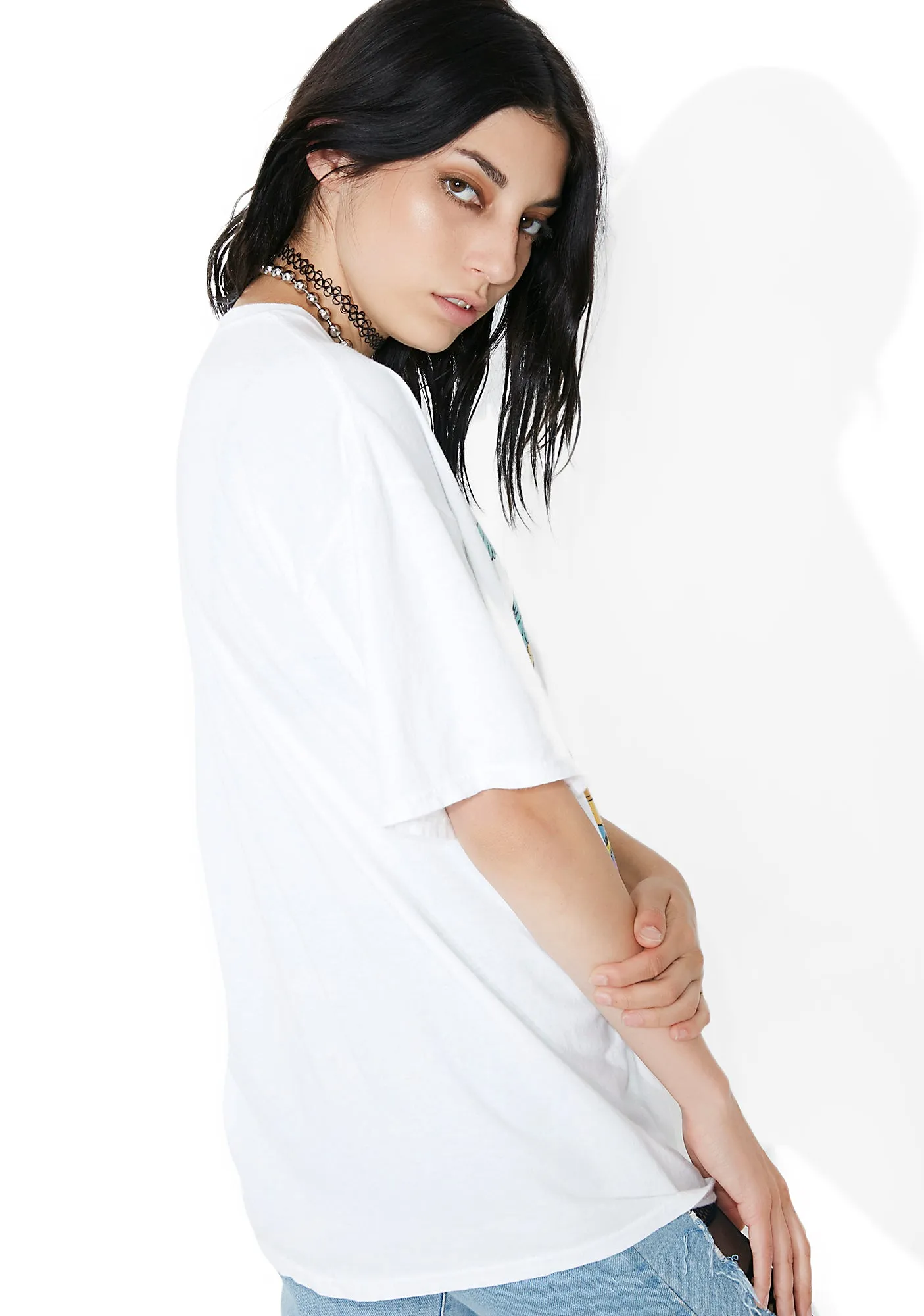 Chill Out White Tee sold by Dolls Kill product image thumbnail 4