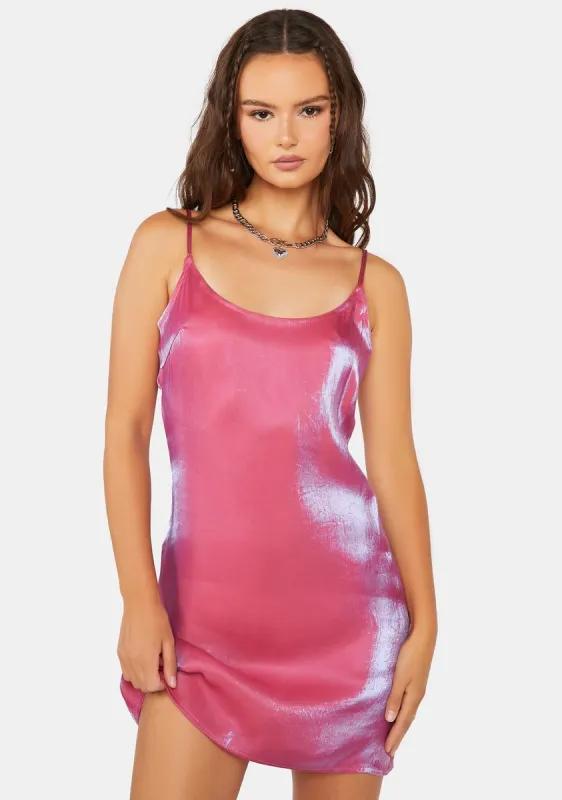 Iridescent Cami Mini Dress sold by Dolls Kill