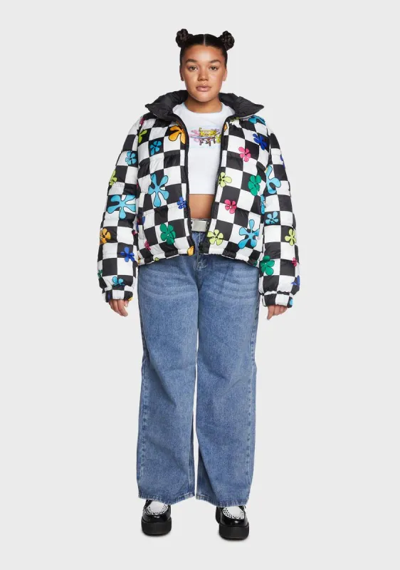 Plus Sea Smarts Reversible Puffer Jacket sold by Dolls Kill