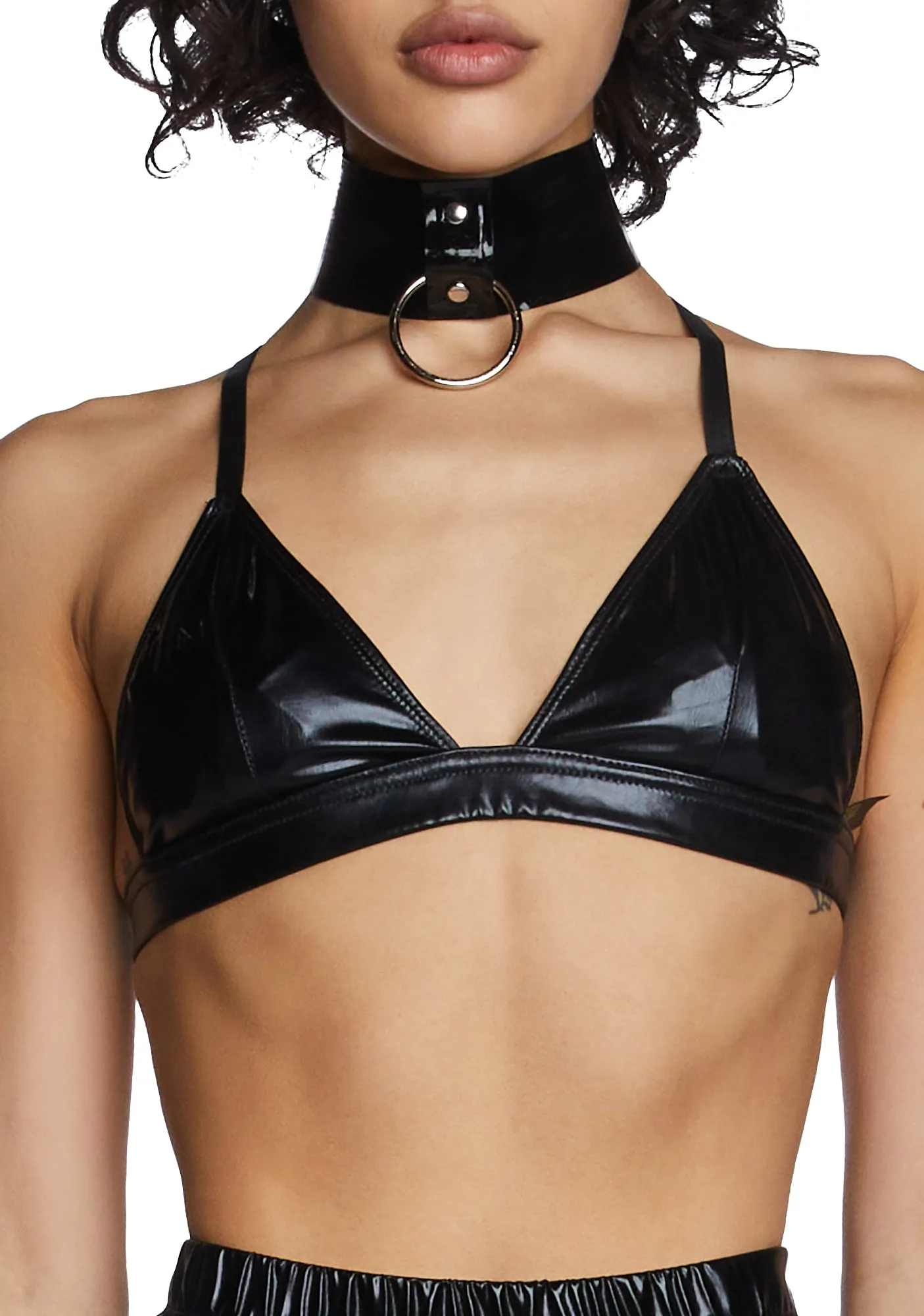 Wicked Cosmic Ace Metallic Bra Top sold by Dolls Kill product image thumbnail 4