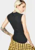 Black Muscle Beach Bodysuit sold by Dolls Kill