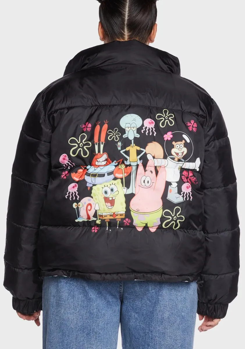 Plus Sea Smarts Reversible Puffer Jacket sold by Dolls Kill product image thumbnail 2