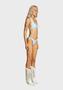 Villa Lounging Bikini Set - Blue sold by Dolls Kill