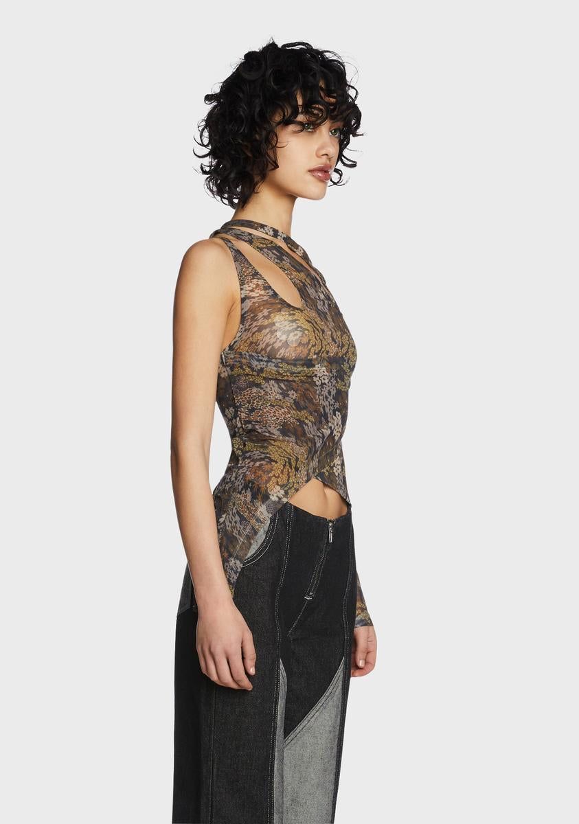 Botanic Mesh Top sold by Dolls Kill product image thumbnail 3