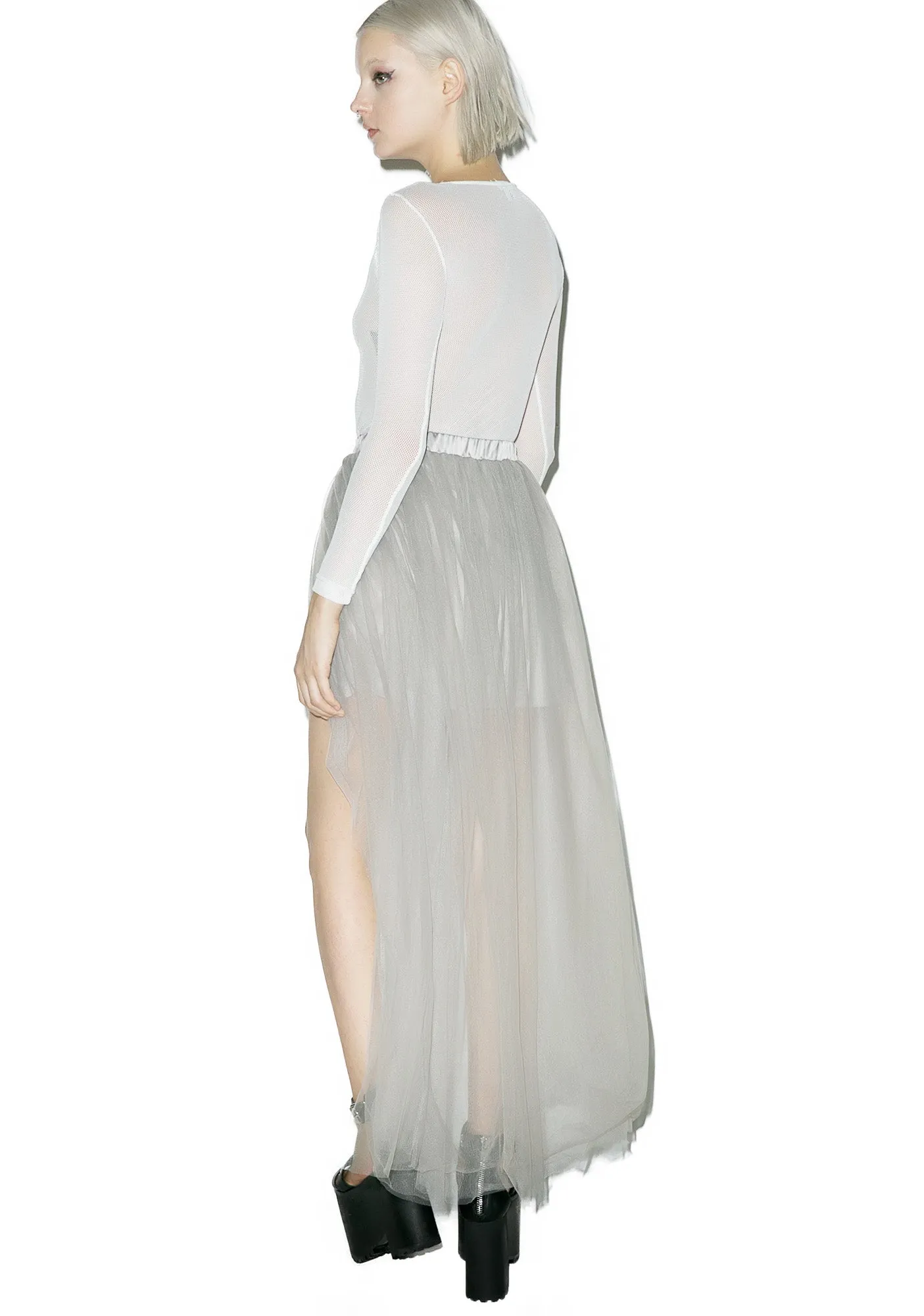 Sterling Sheer Maxi Skirt sold by Dolls Kill product image thumbnail 4