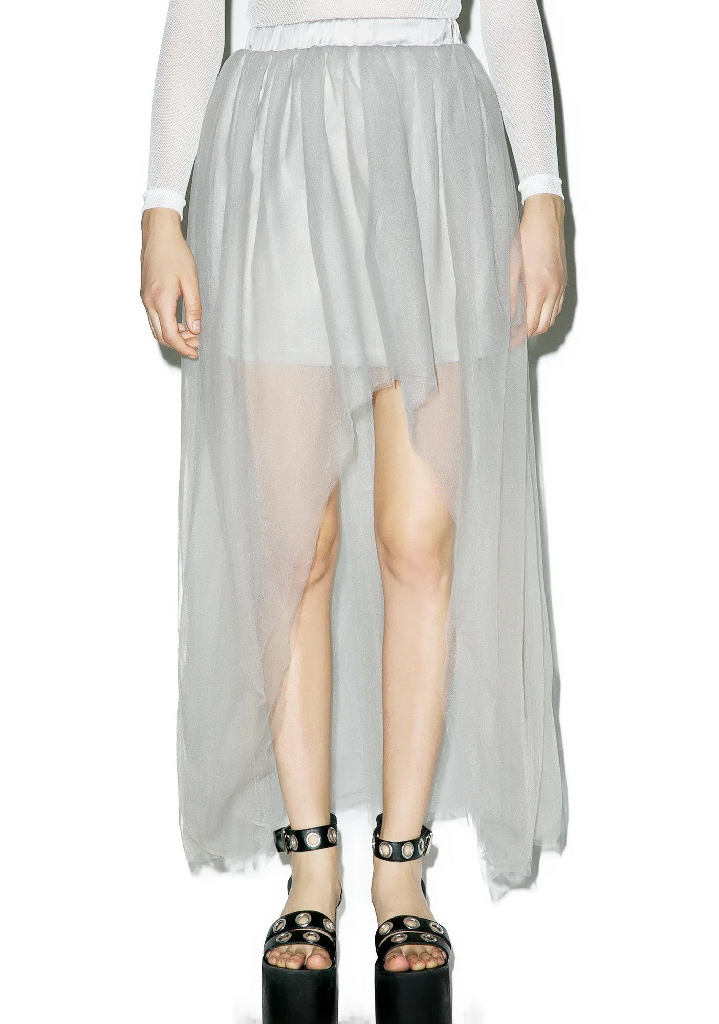 Sterling Sheer Maxi Skirt sold by Dolls Kill product image thumbnail 5