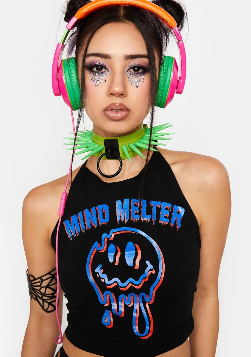 Mind Melter Crop Halter Top sold by Dolls Kill