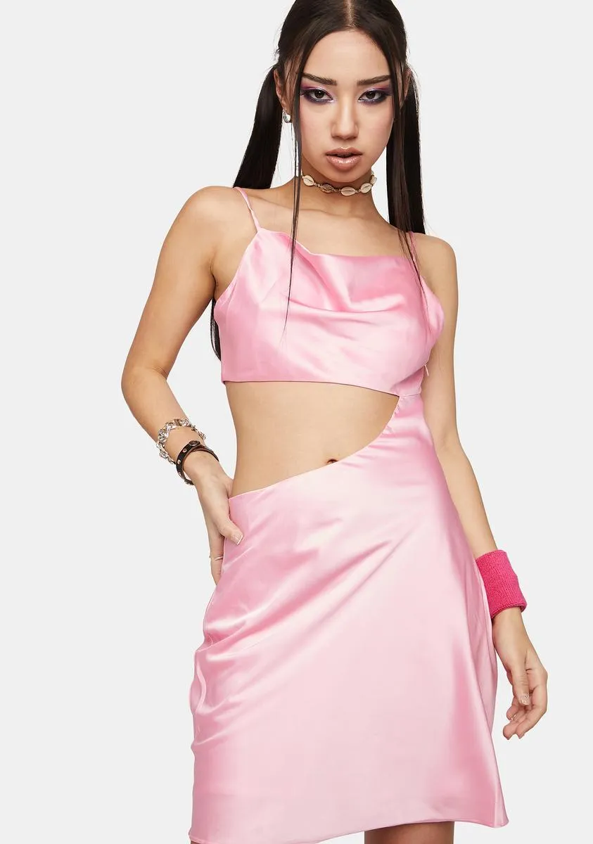 Hit Follow Cut-Out Dress sold by Dolls Kill