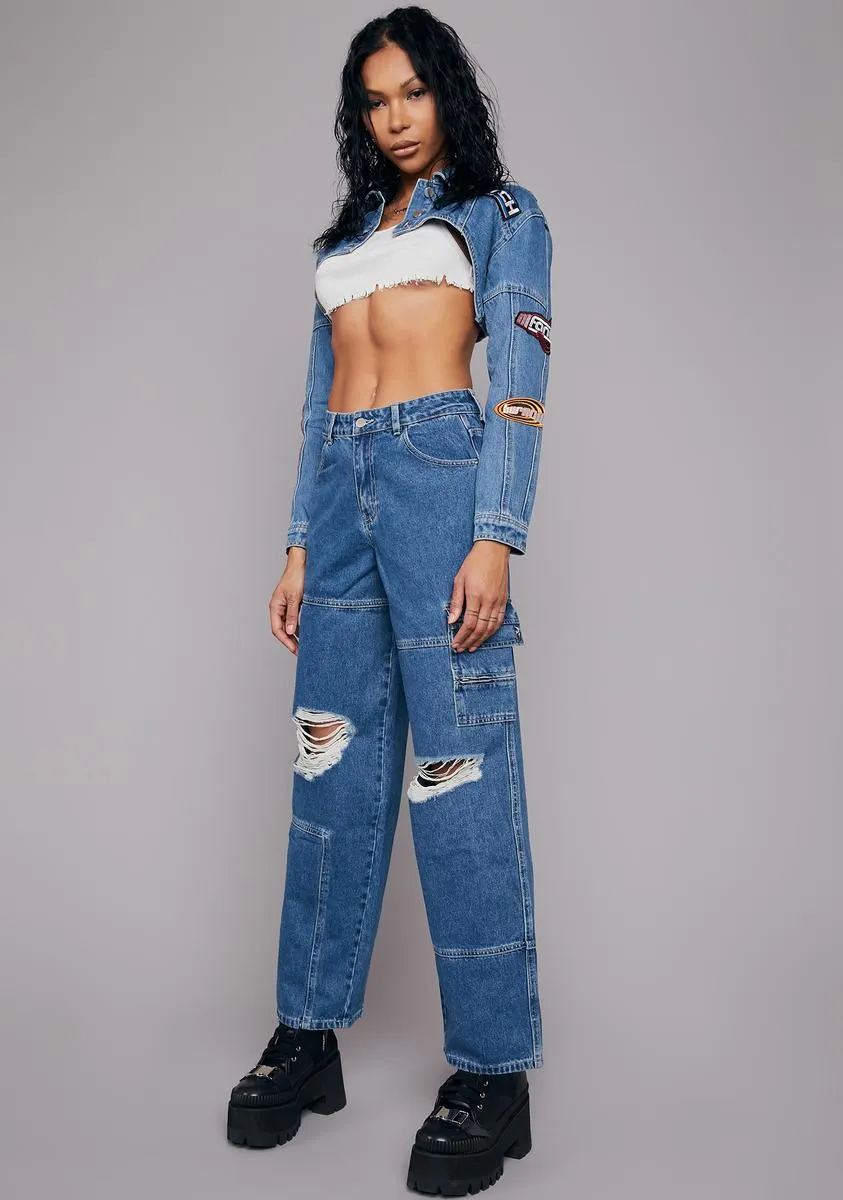 Outlast The Rest Boyfriend Jeans sold by Dolls Kill product image thumbnail 2