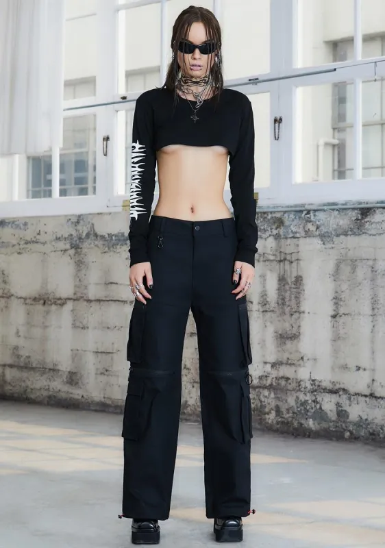 Kickdrum O-Ring Cargo Pants sold by Dolls Kill