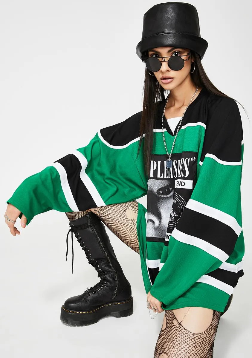 No End Hockey Jersey sold by Dolls Kill product image thumbnail 2