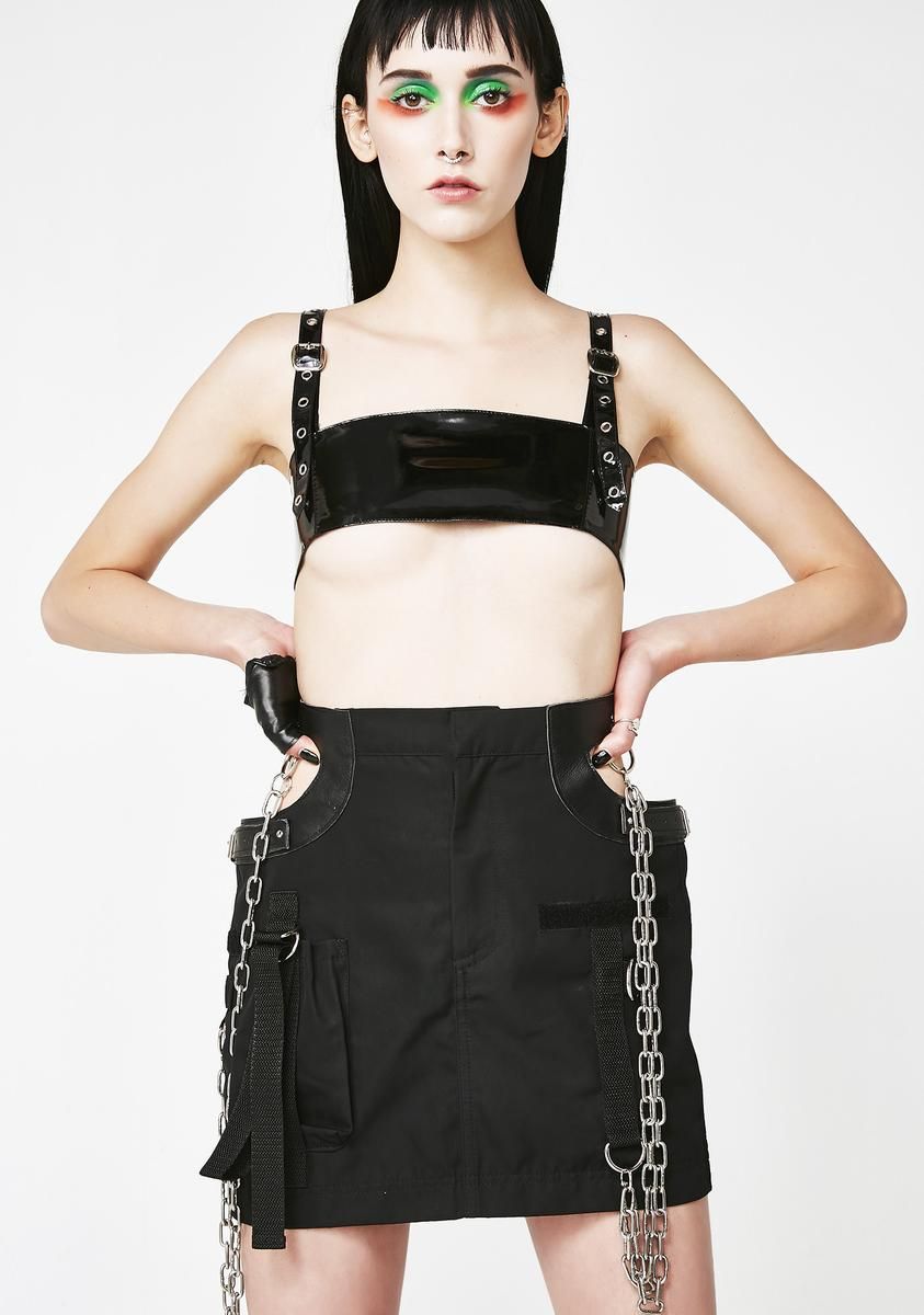 Fetish Workwear Skirt sold by Dolls Kill product image thumbnail 3